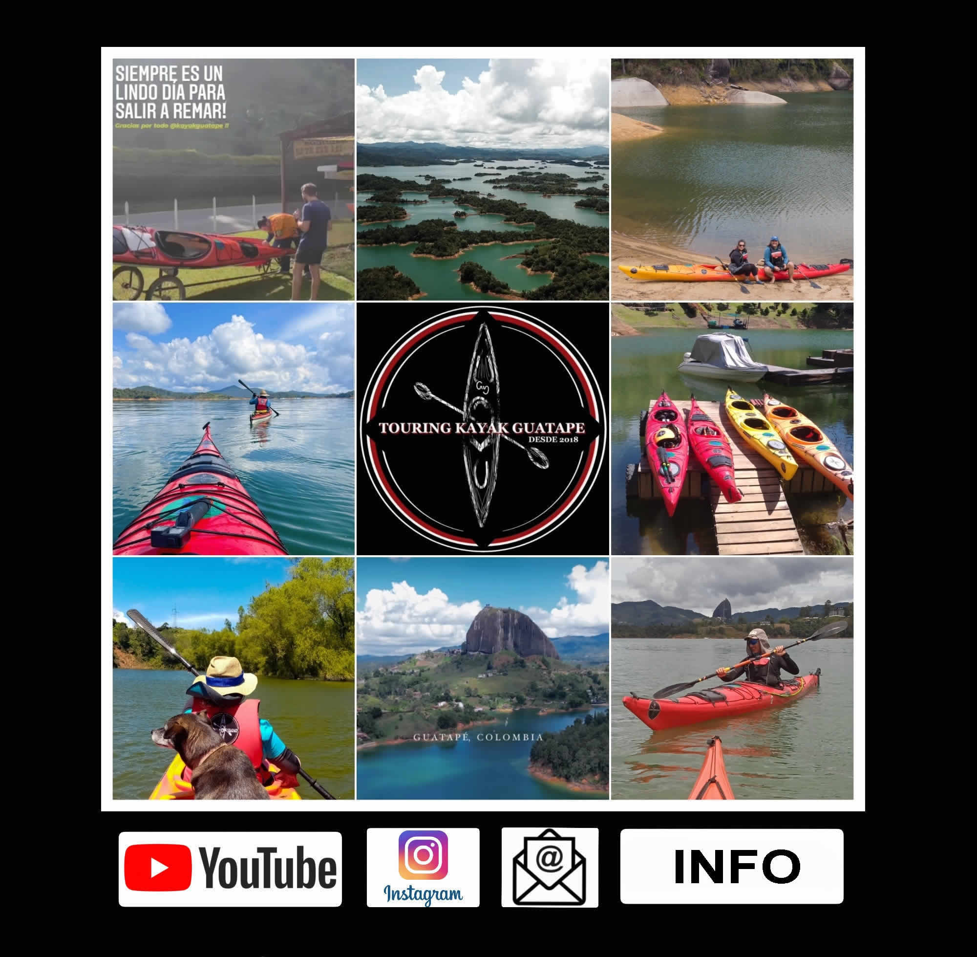 touring kayak guatape